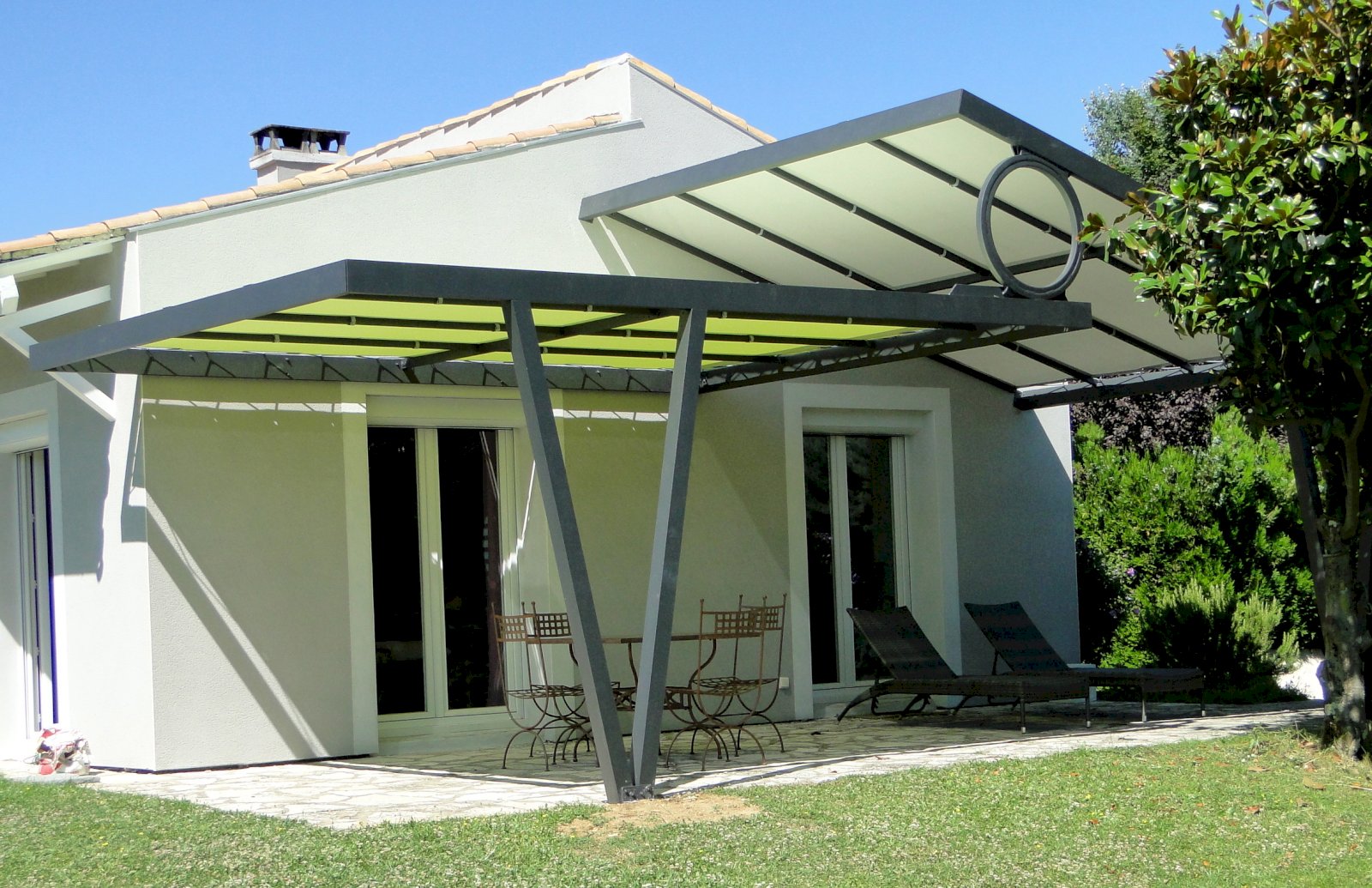 bache de pergola